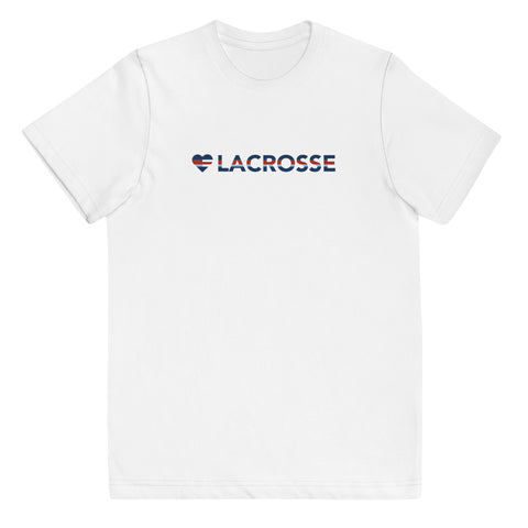 Heart=Lacrosse Youth Tee (8yrs-12yrs)