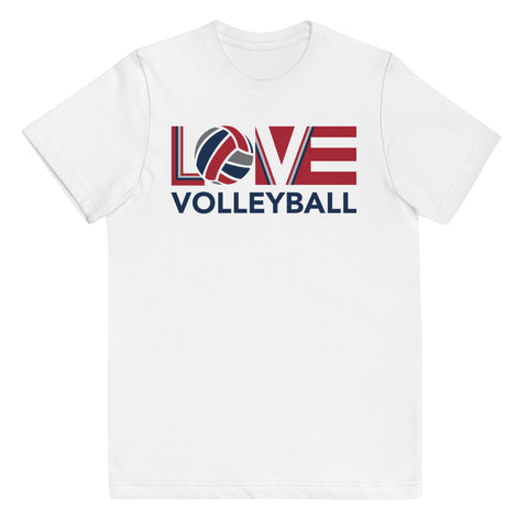 LOV=Volleyball Youth Tee (8yrs-12yrs)