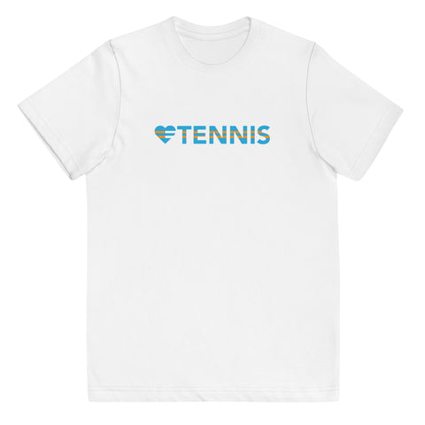 Heart=Tennis Youth Tee (8yrs-12yrs)