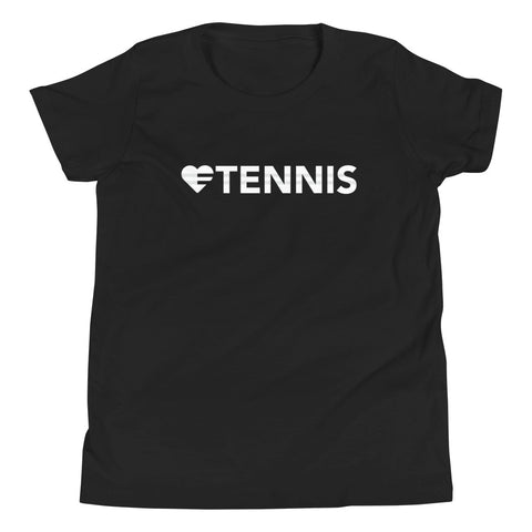 Heart=Tennis Slim Girls Tee