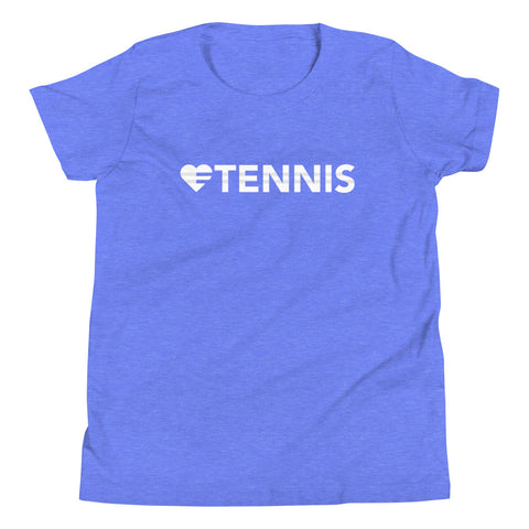 Heart=Tennis Slim Girls Tee