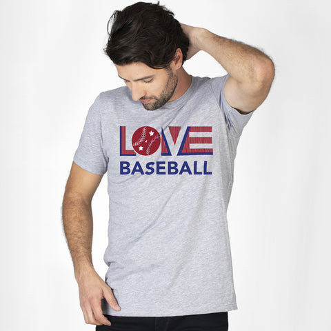 Ash LOV=Baseball Unisex Tee