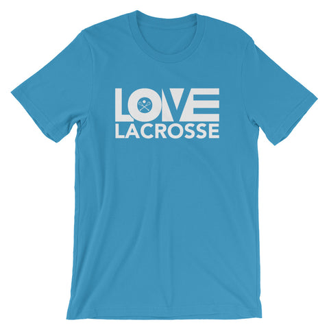 Ocean blue LOV=Lacrosse Unisex Tee