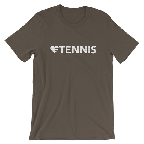 Army Heart=Tennis Unisex Tee