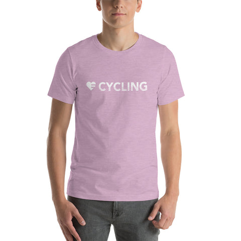 Prism Lilac Heart=Cycling Unisex Tee
