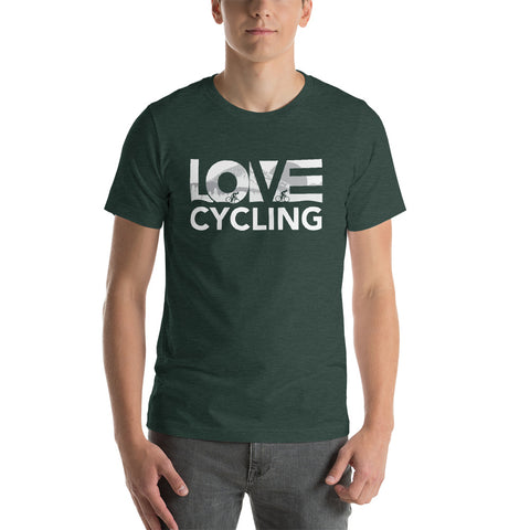 Forest LOV=Cycling Unisex Tee
