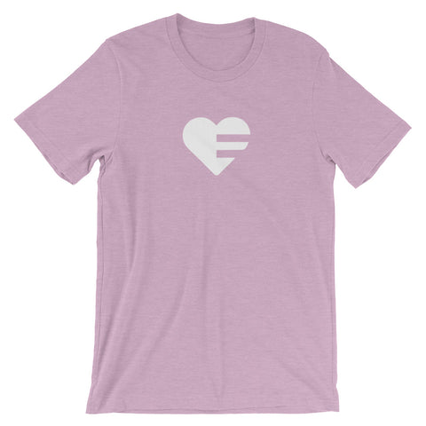 Heather Prism Lilac Solo Heart Unisex Tee