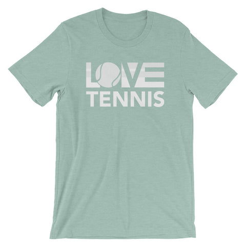 Prism dusty blue LOV=Tennis Unisex Tee