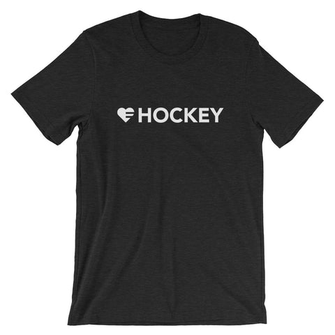 Black Heart=Hockey Unisex Tee