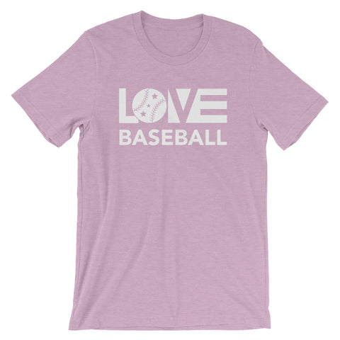 Prism lilac LOV=Baseball Unisex Tee