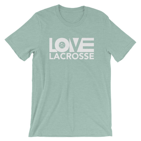 Dusty blue LOV=Lacrosse Unisex Tee