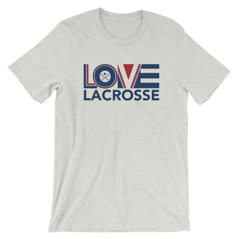 Ash LOV=Lacrosse Unisex Tee