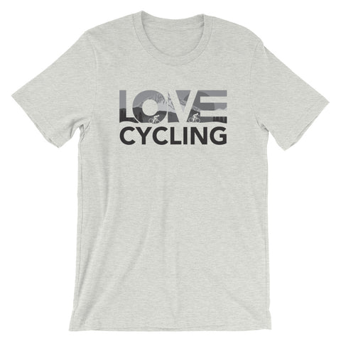Ash LOV=Cycling Unisex Tee