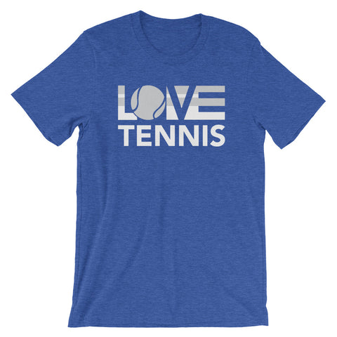 True royal LOV=Tennis Unisex Tee
