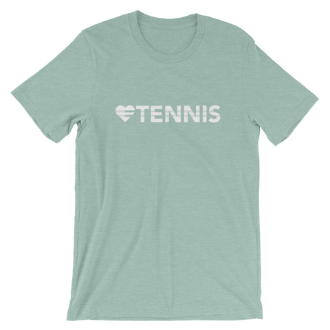 Prism dusty blue Heart=Tennis Unisex Tee