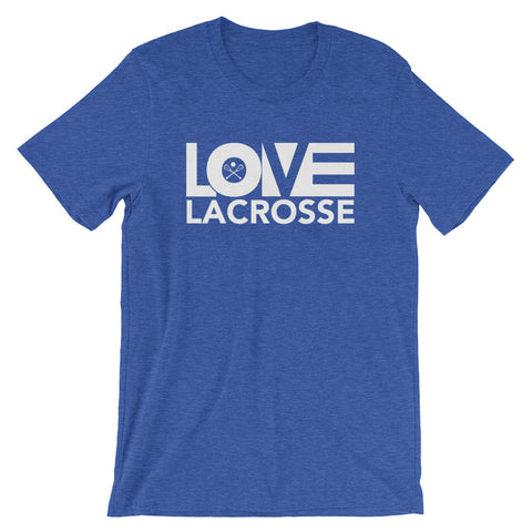 True royal LOV=Lacrosse Unisex Tee
