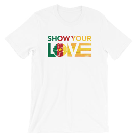 White Show Your Love Cameroon Unisex Tee