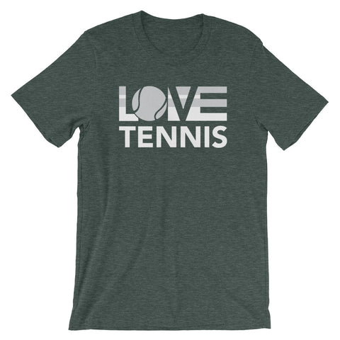 Heather forest LOV=Tennis Unisex Tee