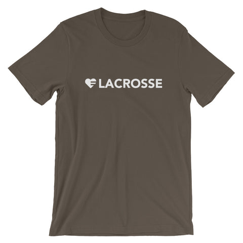 Army Heart=Lacrosse Unisex Tee