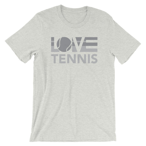 Ash LOV=Tennis Unisex Tee