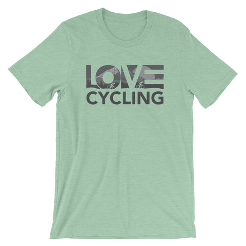 Prism mint LOV=Cycling Unisex Tee